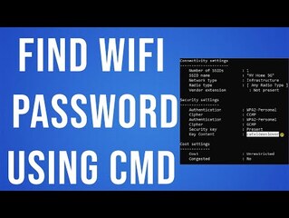 How To Find Wifi Password Using CMD